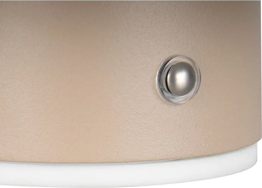 Lampada da parete LED beige con ricarica USB Davey – Trio