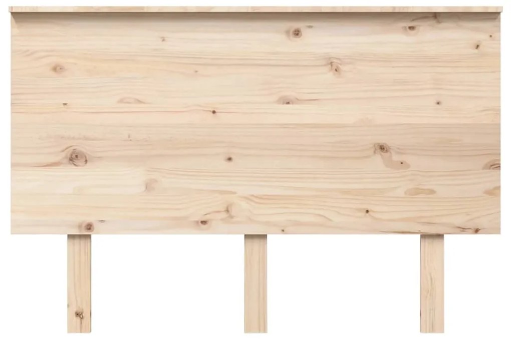 Testiera per letto 124x6x82,5 cm in legno massello di pino