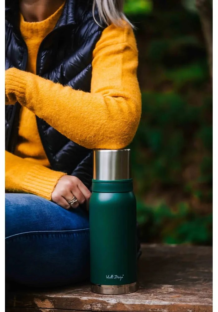 Tazza termica da viaggio verde Fuori, 1 l - Vialli Design