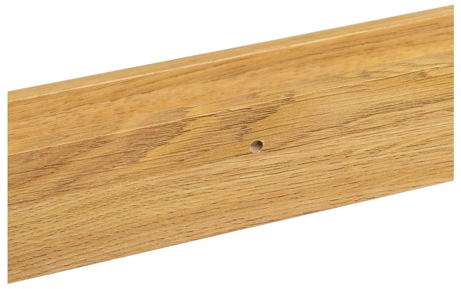 Mensola per quadri in rovere decorato in colore naturale 80 cm - Casa Selección