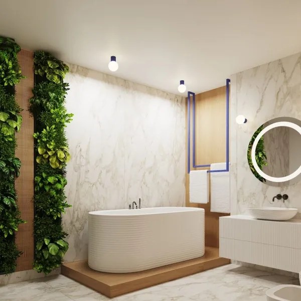 Sollux SL.1737 - Applique da bagno HALO 1xG9/8W/230V IP44 blu