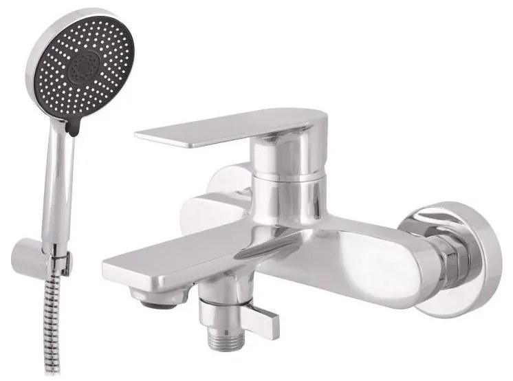 RAV Slezák NL154.5/1 - Set per vasca con miscelatore NIL in cromo lucido