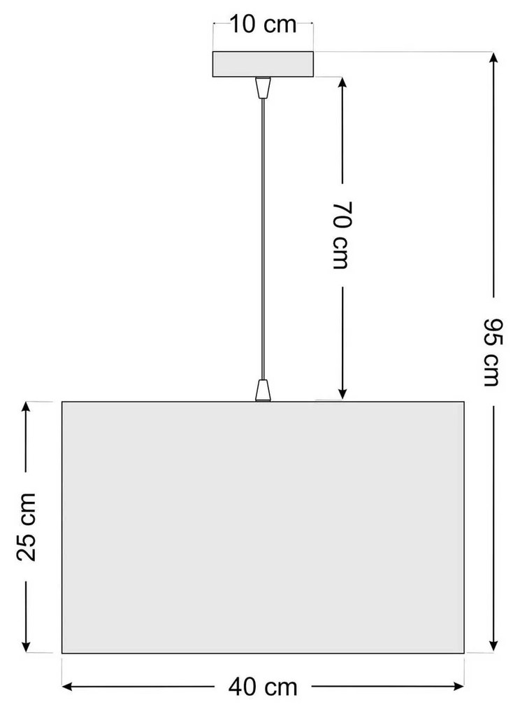 Maco Design Lampada a sospensione Kwadro, blu scuro, 40 x 40 cm, tessuto in velluto