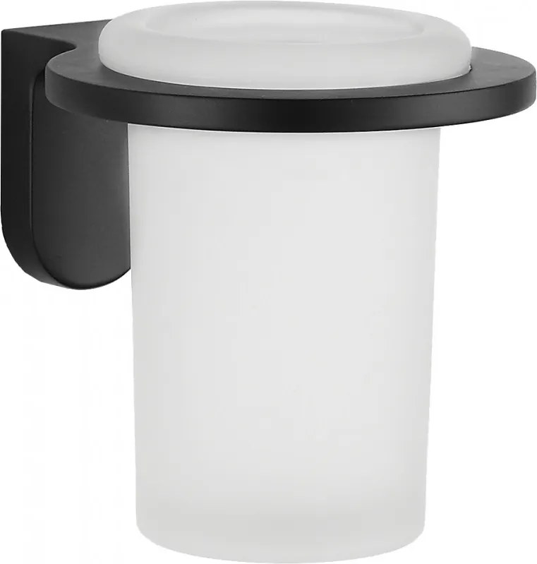 Mexen Lea portaspazzolino, nero - 7026038-70