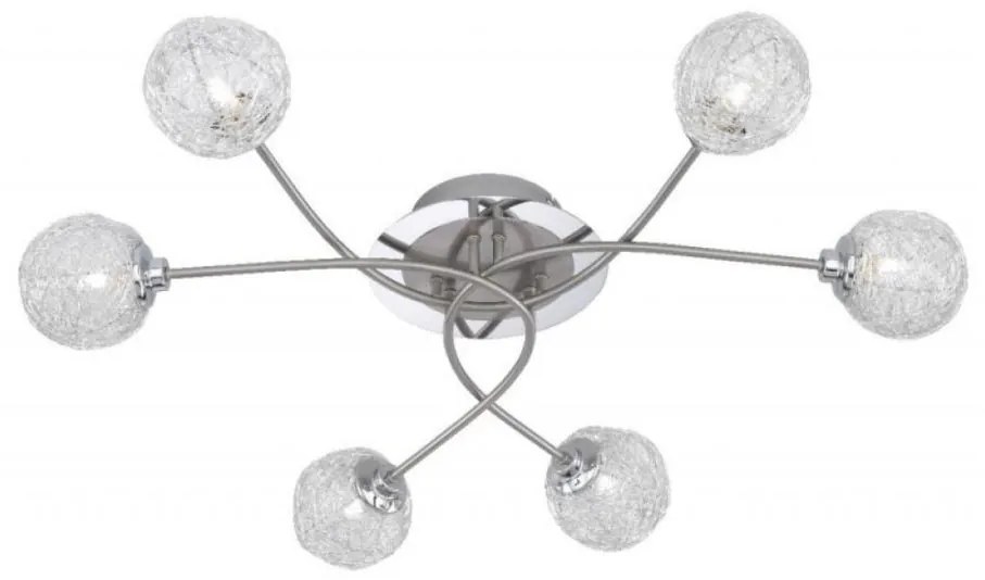 Paul Neuhaus 6796-55 - Lampadario da parete WOMBLE 6xG9/28W/230V