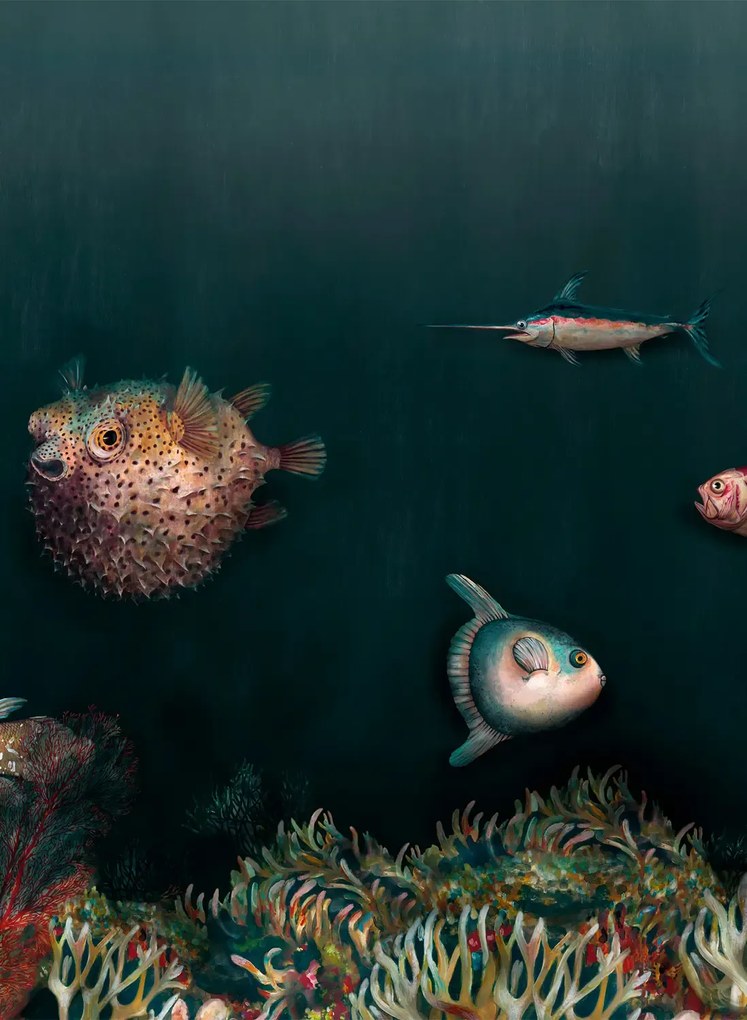 Coordonne Carta da parati panoramica Deep Ocean - Atlantic
