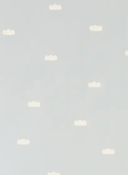 Majvillan Carta da parati Dreamy Clouds - Dusty Blue