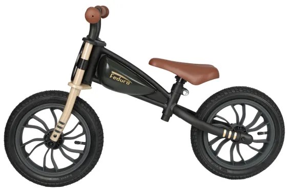 QPlay - Bici a spinta FEDURO nero/oro