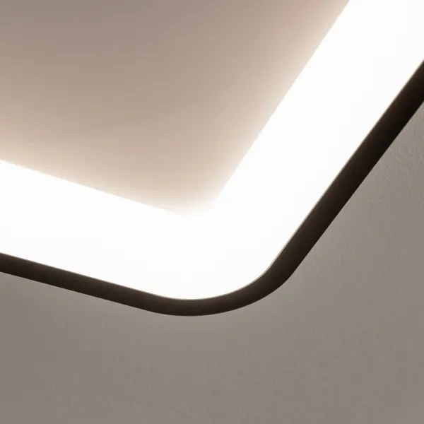 Brilagi - Lampada da soffitto dimmerabile a LED FALCON SLIM LED/50W/230V 50x50 cm nero + telecomando