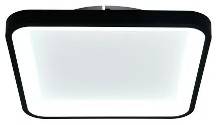 Brilagi - Plafoniera dimmerabile LED FALCON SLIM LED/50W/230V 50x50 cm nera+telecomando