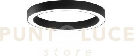 Plafoniera led demos nera led 80w 10990 lm 3000k 4000k 6500k 80x8,5cm