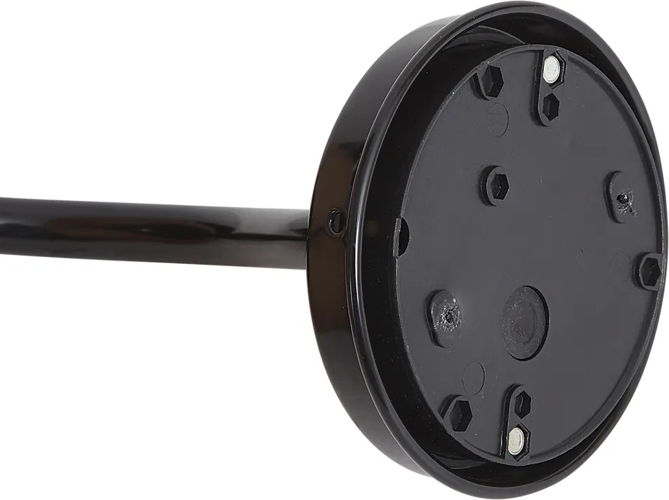 Applique da esterno moderna nera con rame IP44 - Monaco