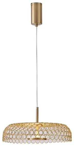 Lampadario LED a sospensione con filo LED/10W/230V 3000K oro diametro 35 cm