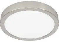 Plafoniera Moderna Fueva 5 In Acciaio Nichel Satinato Led 17W Ip20