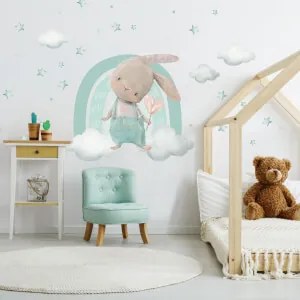 Adesivi ad acquarello - Coniglietto | Inspio