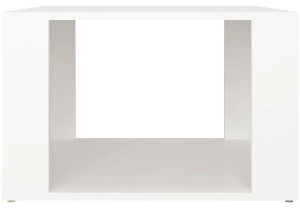 Comodino bianco 57x55x36 cm in legno multistrato