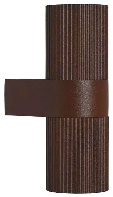 Kyklop Ripple Applique da Esterno Rust - Nordlux