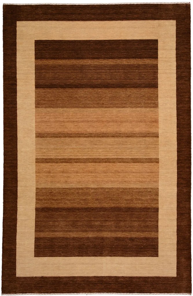 Loribaft Tappeto 200 x 300 Beige (Indian) Annodato A Mano