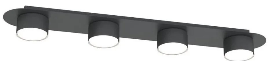 Plafoniera DIAZ 4xGX53/12W/230V nero