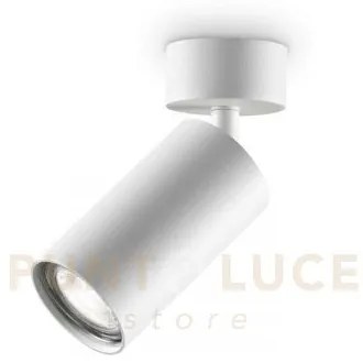 Dynamite faretto bianco orientabile 1 luce attacco gu10 5,7cm lampa...