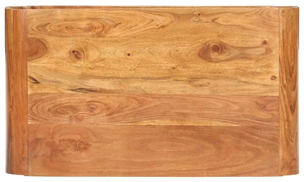 Tavolino da salotto 90x50x30 cm in legno massello d&#039;acacia