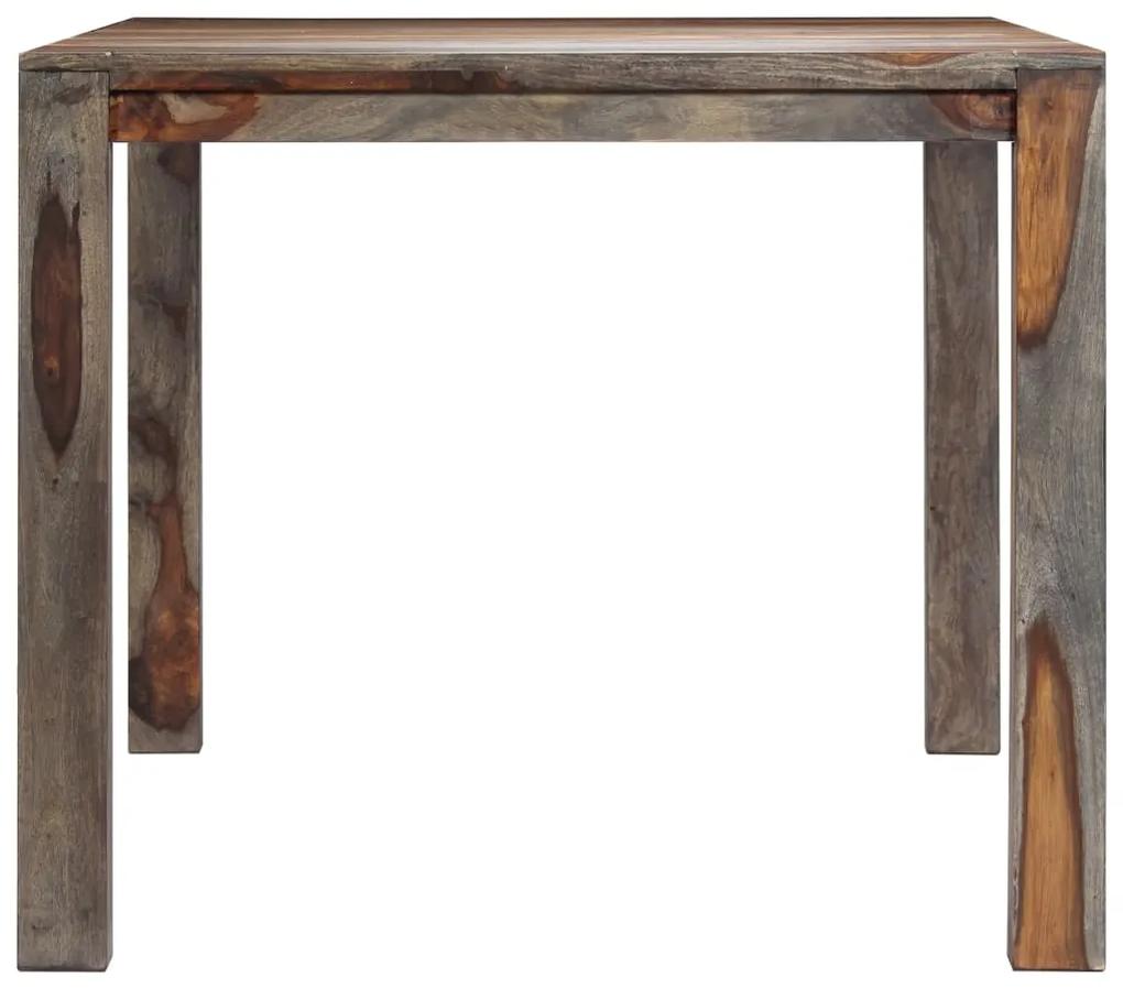Tavolo da Pranzo Grigio 180x90x76 cm Legno Massello di Sheesham
