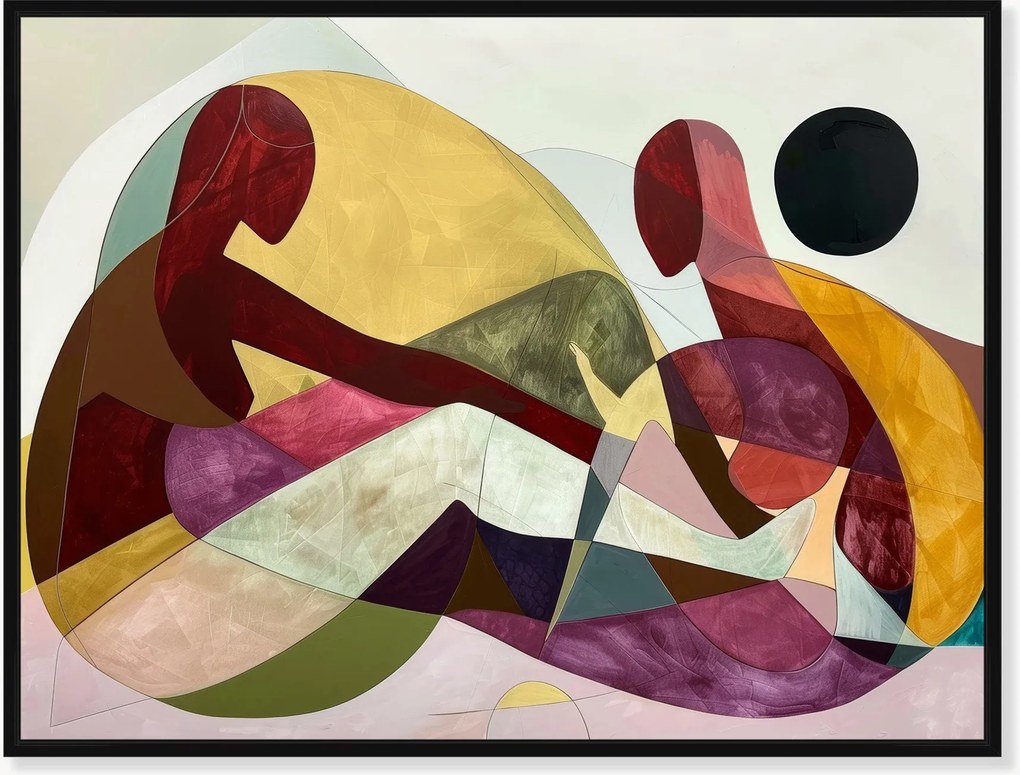 Quadro su tela incorniciato Harmony of Two