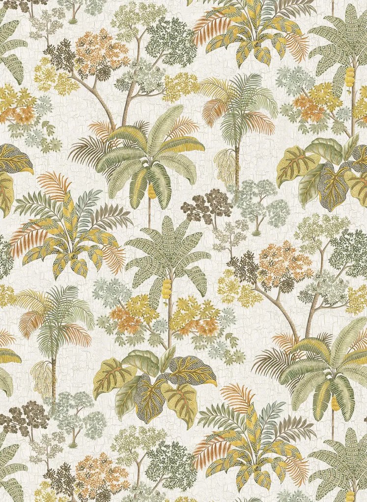 Osborne & Little Tapete Malabar - Gold