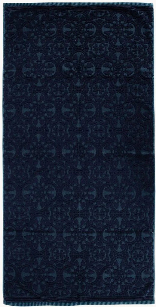 Asciugamano doccia in spugna di cotone e velluto Tile