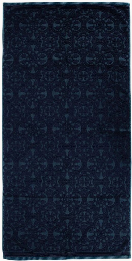 Telo da doccia in cotone jacquard Tile de Pip