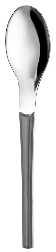 Cucchiaio in acciaio inox manico grigio Eme