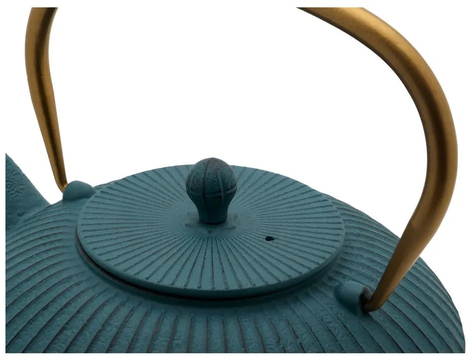 Teiera in ghisa blu 1,1 l Linhai - Bredemeijer