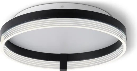 Osram - Plafoniera LED DECOR CIRCLE, 25W/230V, diametro 40 cm, nero/bianco