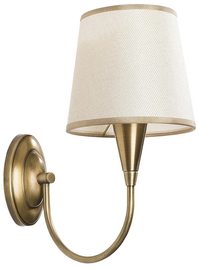 Lampada da parete beige/dorata Patrick – Opviq lights