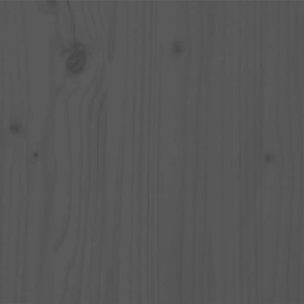 Giroletto grigio in legno massello di pino 120x200 cm