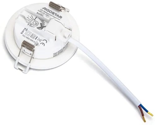 Aigostar - Set da 3 faretti da incasso per bagno a LED/4,8W/230V IP65 bianco