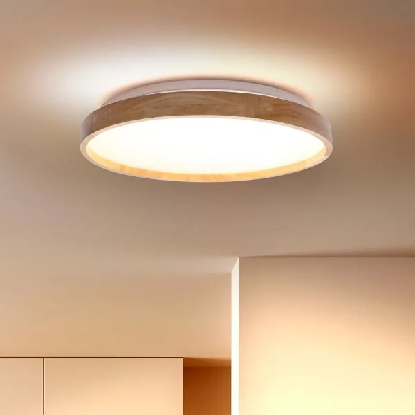 Brilagi - Plafoniera a LED ALSON LED/24W/230V rovere