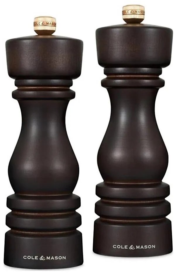 Cole&amp;Mason - Set di macina sale e pepe LONDON 2 pz 18 cm faggio/marrone