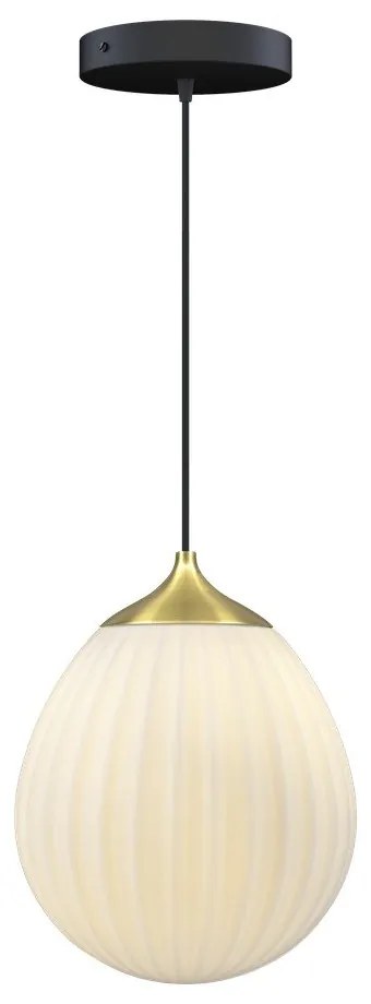 Paralume in bianco-oro ø 21 cm Around the World Mini - UMAGE