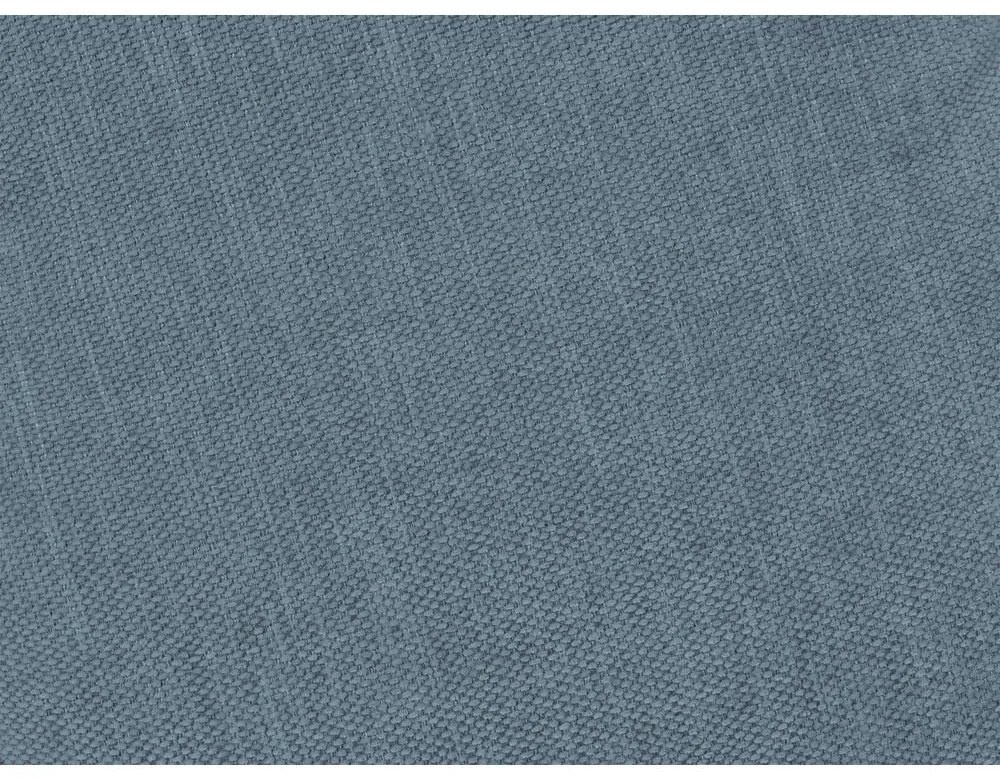 Divano angolare blu allungabile e con contenitore (penisola a sinistra/a U) con rivestimento in ciniglia Fuji – Bobochic Paris