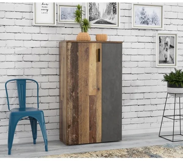 Scarpiera ETON marrone/antracite