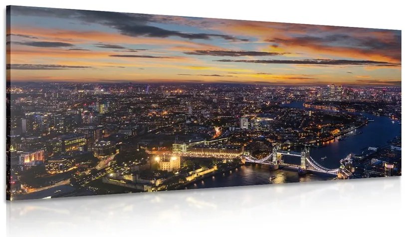 Stampa su tela – Vista aerea del Tower Bridge