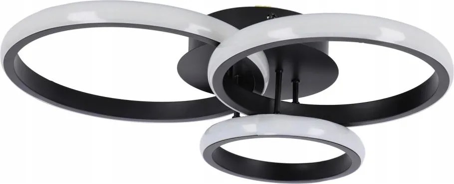 Plafoniera LED dimmerabile LED/70W/230V 3000-6500K nera + telecomando