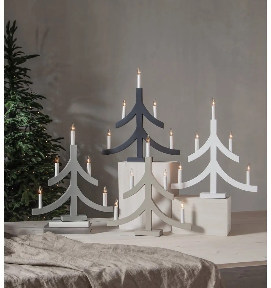 Decorazione luminosa natalizia grigio scuro Pagod - Star Trading