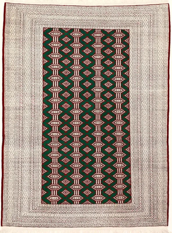 Turkmen Tappeto persiano 140x180 Nero (Iran) Annodato A Mano