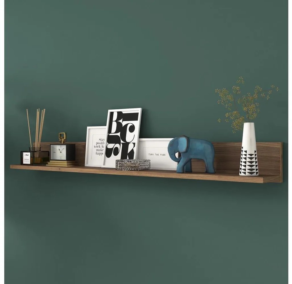 Mensola RANI 135,8x15 cm marrone