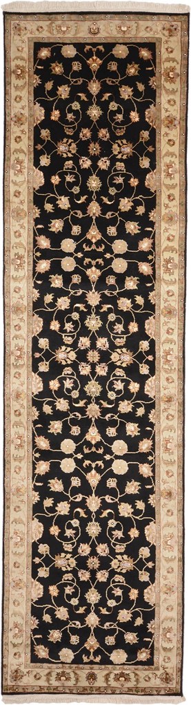 Tabriz Tappeto 310 x 80 (Indian) Annodato A Mano