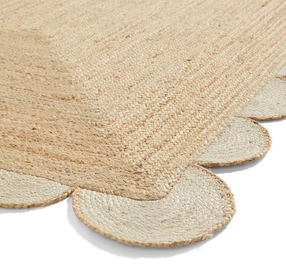 Tappeto di colore naturale in iuta 160x230 cm Savannah Jute – Think Rugs