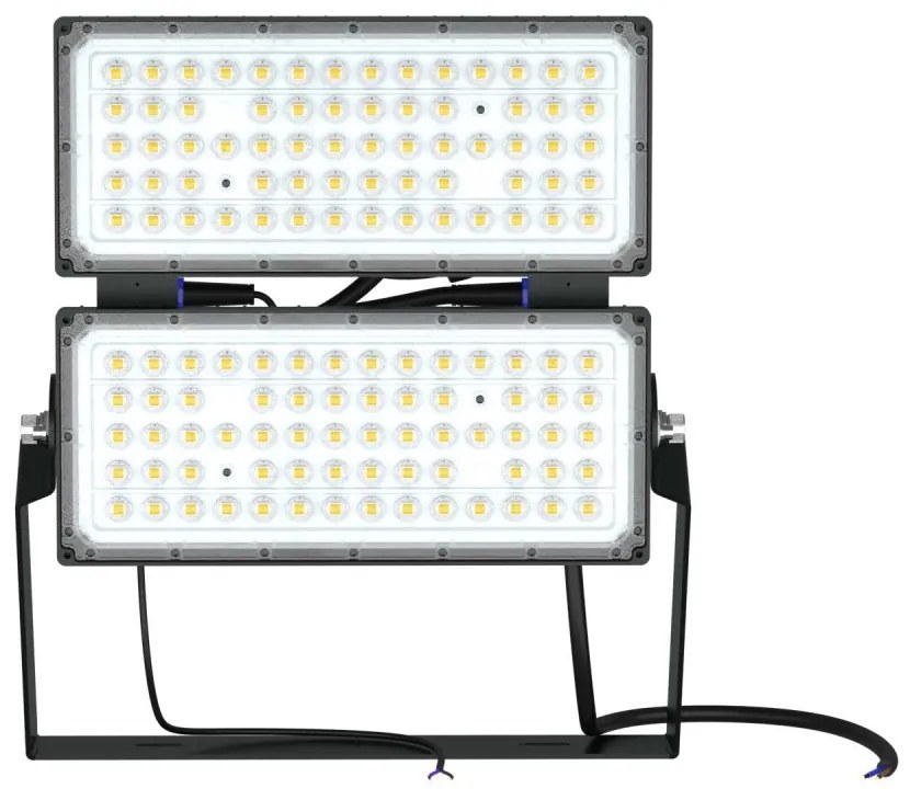 Faro Modulare LED 400W IP66, 167lm/W, Dimmerabile DALI - INVENTRONICS Colore Bianco Freddo 5.000K, Scegli l'angolo di illuminazione 60°, Scegli le staffe dei moduli Fisse