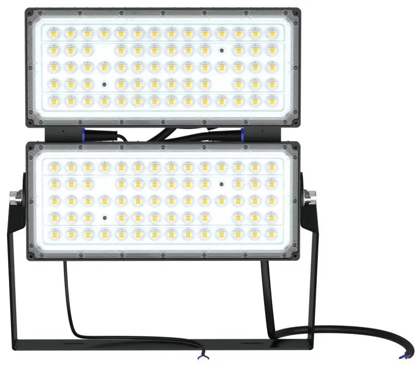 Faro Modulare LED 400W IP66, 167lm/W, Dimmerabile DALI - INVENTRONICS Colore  Bianco Naturale 4.000K, Scegli l'angolo di illuminazione 30°, Scegli le staffe dei moduli Fisse